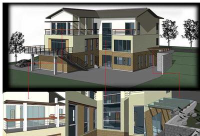 revit architecture 方案设计及建筑表现--小别墅案例